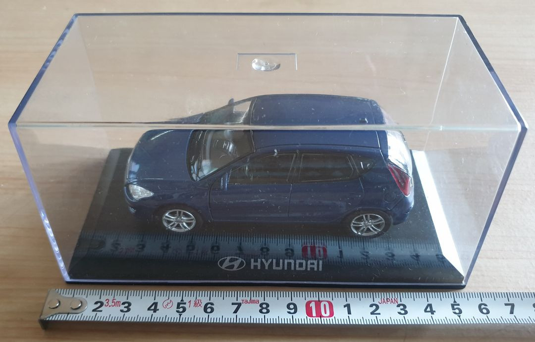 자동차 피규어 모형>WELLY HYUNDAI i30 BLUE 1:34--2