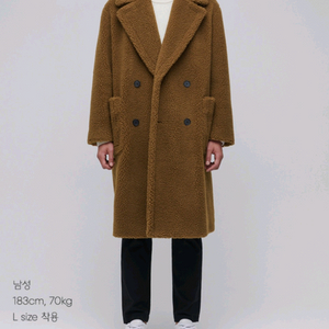 무신사 스탠다드 테디베어코트 브라운L 이미지