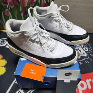 조던3 x 프라그먼트 레트로 SP 화이트 블랙 275mm