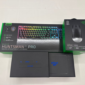 레이저헌츠맨 v3 pro키보드 바이퍼v3pro 마우스 새제품