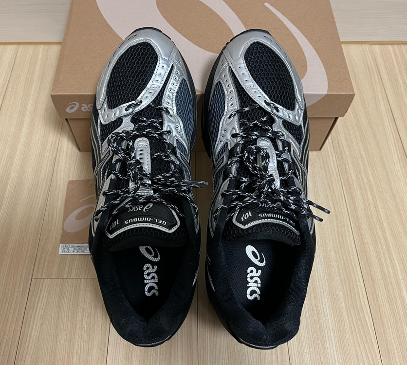 [285] 아식스 젤 님버스 10.1 블랙 퓨어실버 한국한정--3