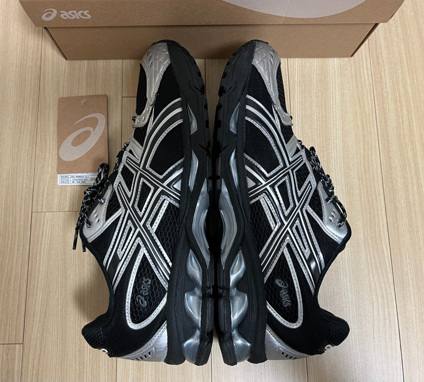 [285] 아식스 젤 님버스 10.1 블랙 퓨어실버 한국한정--5
