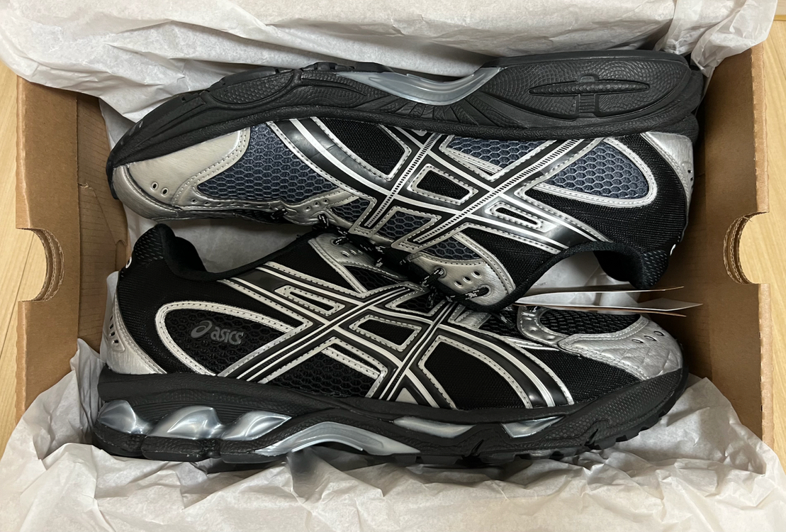 [285] 아식스 젤 님버스 10.1 블랙 퓨어실버 한국한정--9