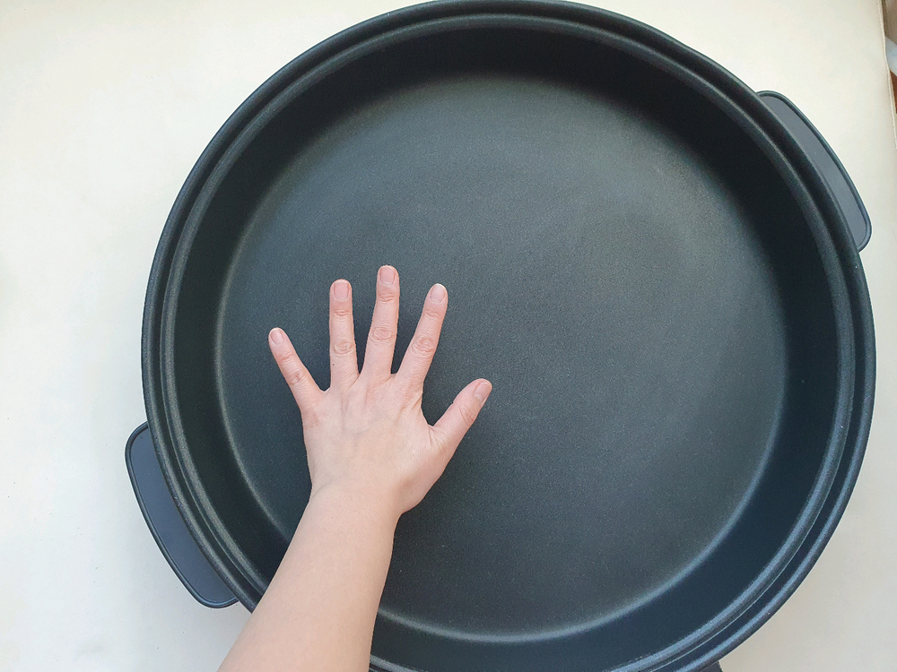 대형 전기 프라이팬 피자팬 새거--5