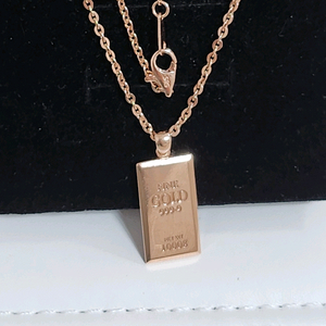 14k 로즈골드 목걸이