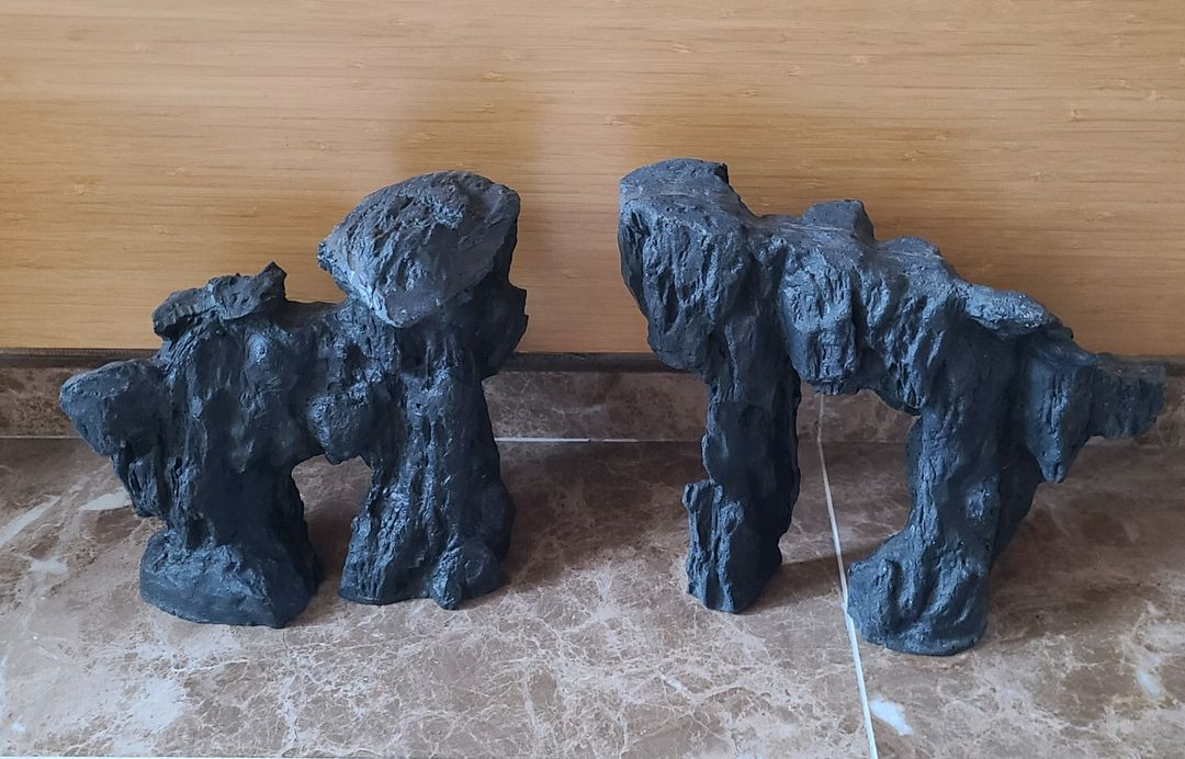 인조 수석 2개 일괄--0