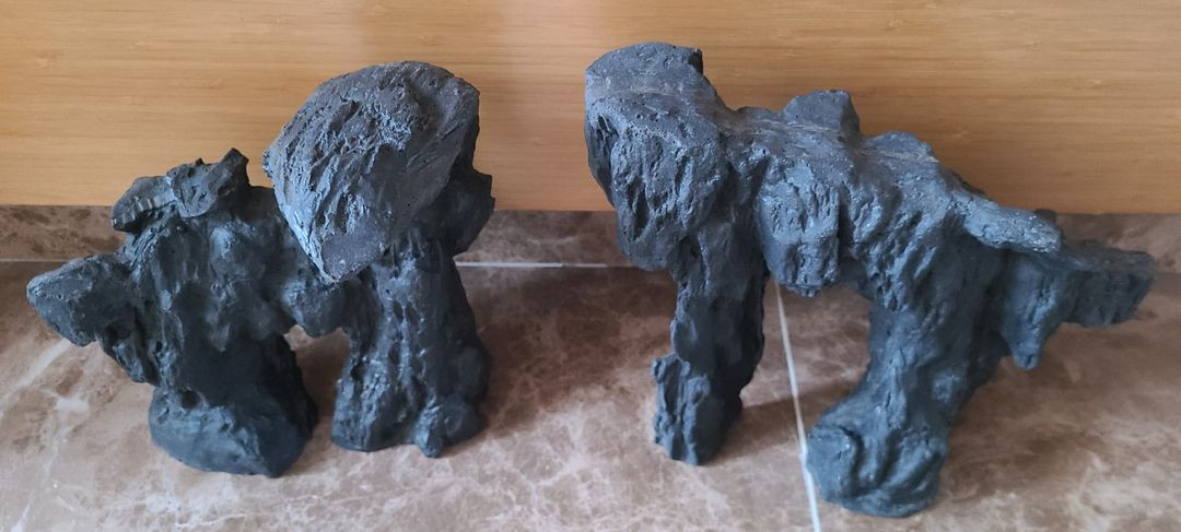 인조 수석 2개 일괄--1