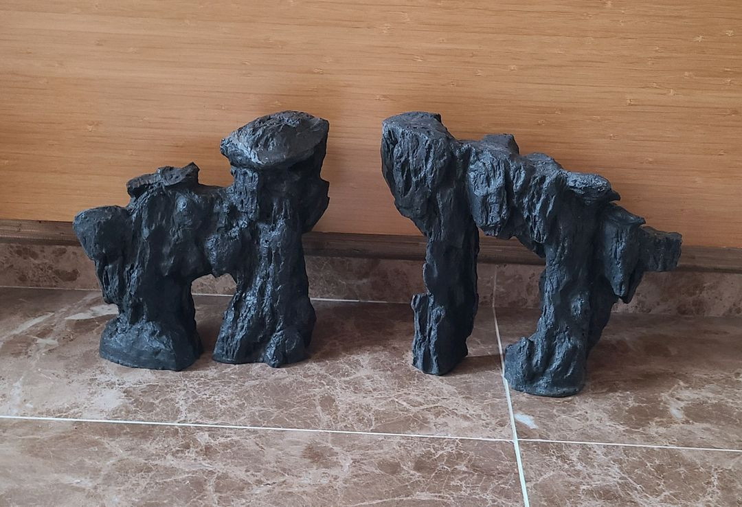 인조 수석 2개 일괄--2