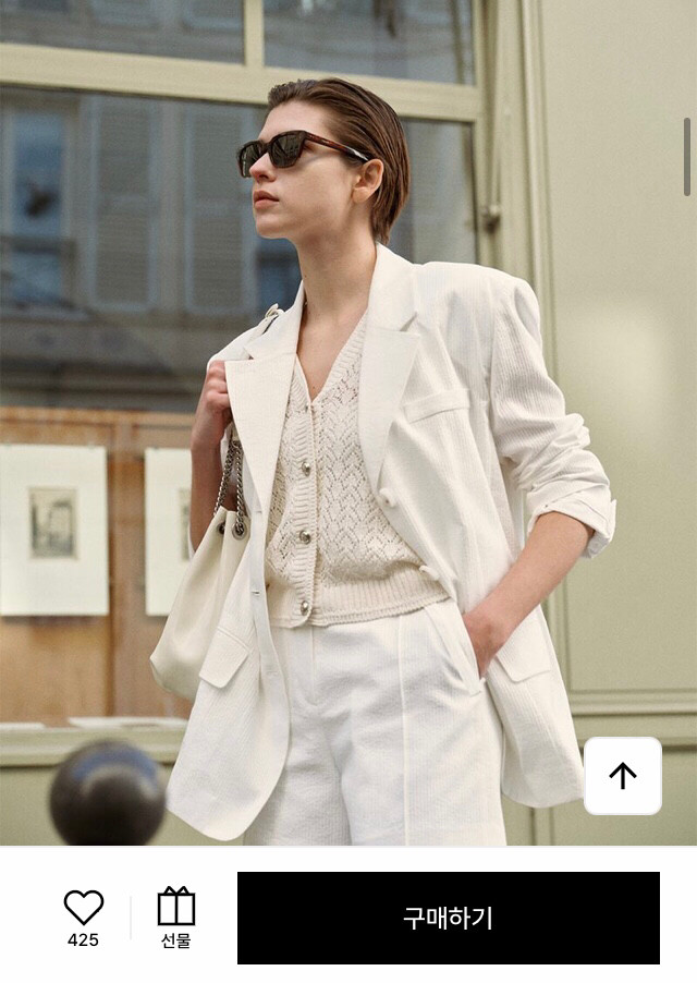 (새상품) 루에브르 니트 조끼--3