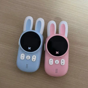 토끼 캐릭터 무전기 핑크 파랑 일괄