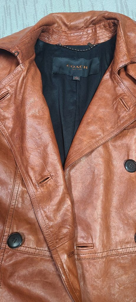 코치(Coach) 가죽 트렌치코트(44~55)--5