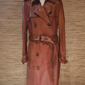 코치(Coach) 가죽 트렌치코트(44~55)