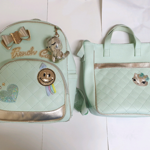 프랜치캣 백팩 가방, 신발주머니