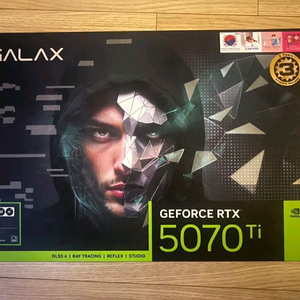 갤럭시 rtx 5070ti ex gamer black oc d7