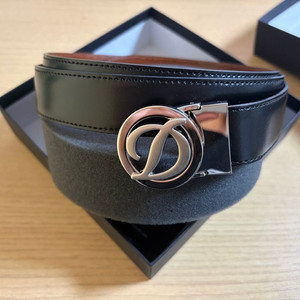 듀퐁 벨트 D 로고 라운드 버클 (미사용 새상품)남성 명품벨트