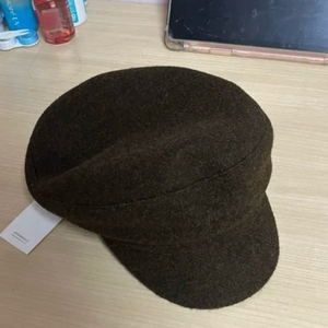 모직 브라운 헌팅캡