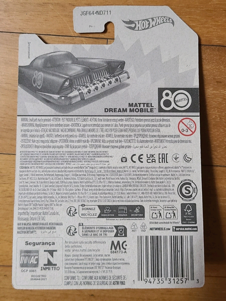 핫휠 마텔 드림 모빌 마텔 80주년--7