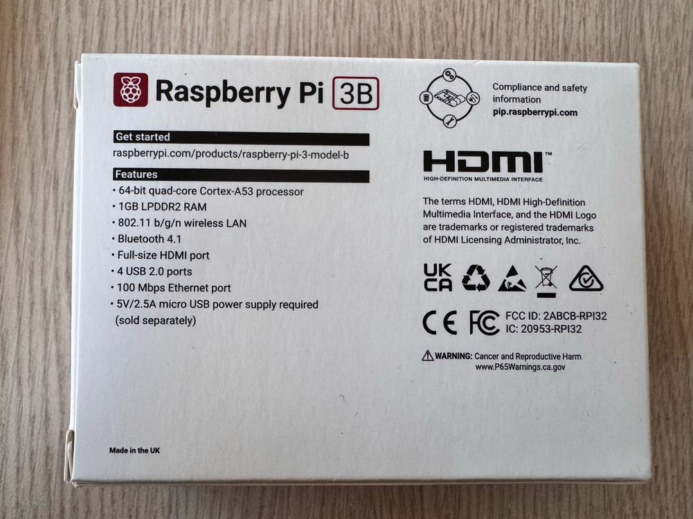 라즈베리 파이 3B--1