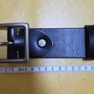 남성 가죽 벨트(블랙)