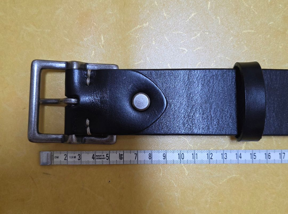 남성 가죽 벨트(블랙)--1