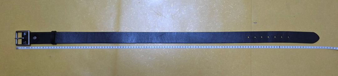 남성 가죽 벨트(블랙)--6