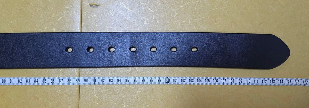 남성 가죽 벨트(블랙)--8