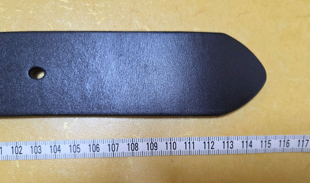 남성 가죽 벨트(블랙)--5