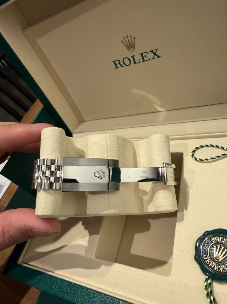 롤렉스 데이트저스트 청판바 플루쥬빌 126234 플세트 미착용급--4