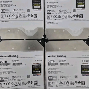 20tb sata hdd wd 울트라스타 신품급 6개 팝니다
