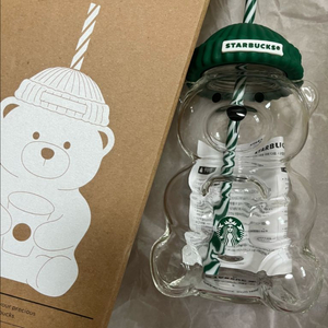 스타벅스 베어리스타 글라스 콜드컵