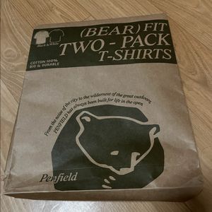 펜필드 2팩 반팔티 흰색,검정색 M사이즈 팝니다