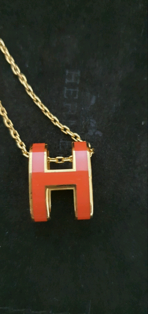 에르메스 팝아슈 목걸이 새상품급 정품(감정O)구찌프라다루이비통디올고야드샤넬셀린느불가리반클리프보테가생로랑가방--3