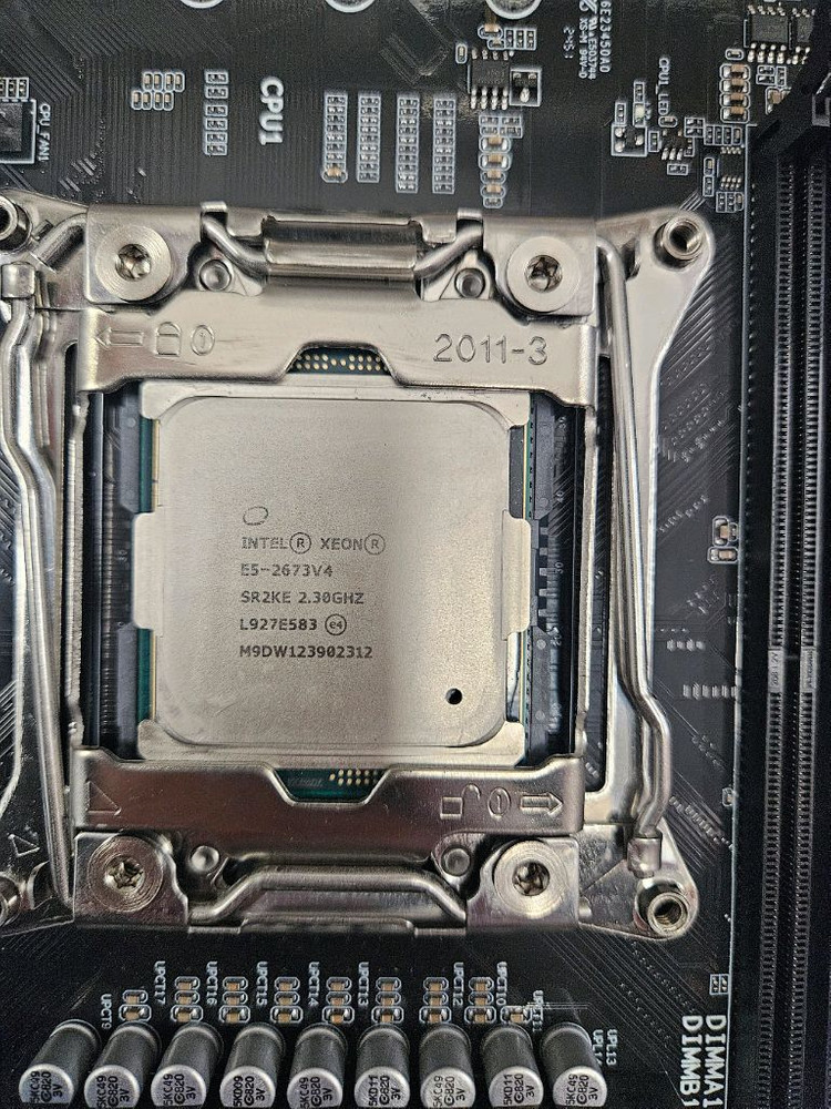 JINGSHA X99 듀얼 메인보드 풀박스 새제품--3