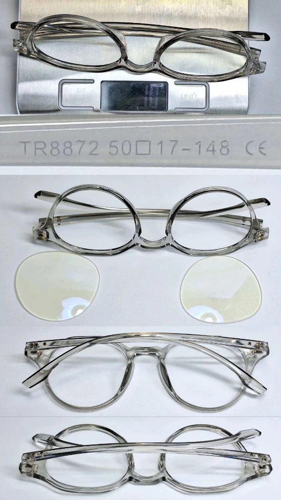 Ted Smith 테드 스미스 TR8872 투명 보스턴 안경테 50mm y2k 일본 수입 패션 아이웨어 이미지