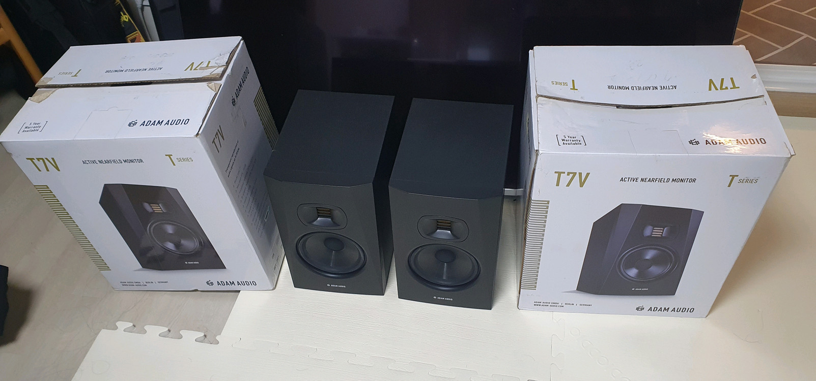 Adam T7V 모니터 스피커 1조--1