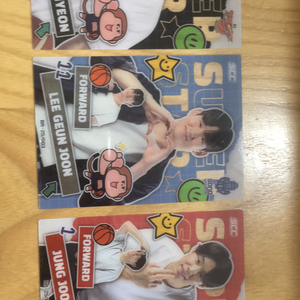 25-26시즌 kbl포토카드 슈퍼스타 (문정현,정준원,이근준 선수)