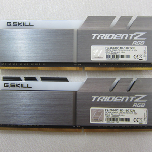 지스킬 DDR4-2666 CL16 TRIDENT Z RGB 16G(8Gx2)