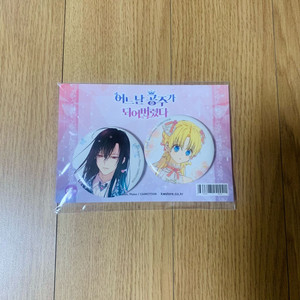 어공주 어느날 공주가 되어버렸다 캔뱃지 미개봉 이미지