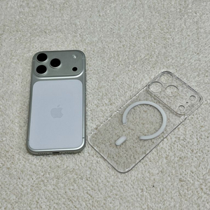 수티 폰백 아이폰17프로 맥세이프 클리어 투명 생폰 케이스