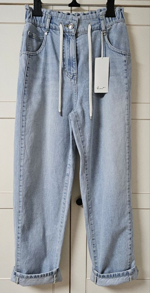 지컷 청바지 이미지