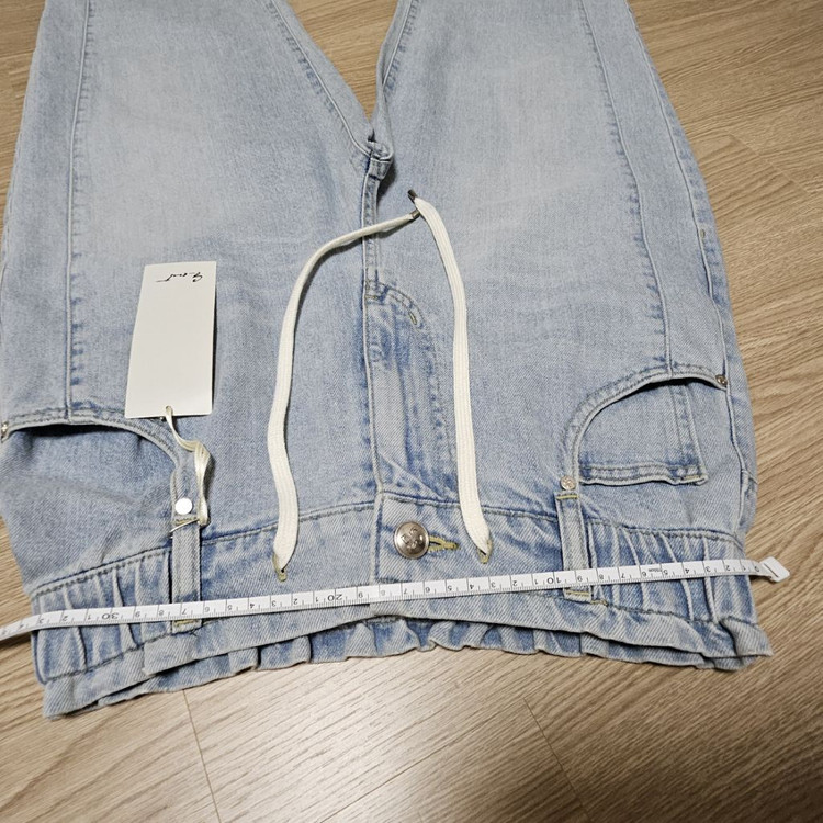 지컷 청바지 이미지