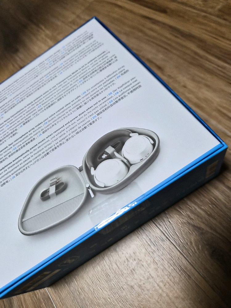 젠하이저 모멘텀4 노이즈캔슬링 블루투스 헤드폰, 화이트, M4AEBT--1