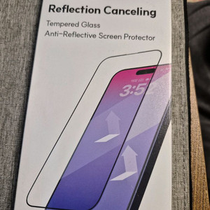 컬러스케일 아이폰15프로 ar반사방지 강화유리 미개봉판매