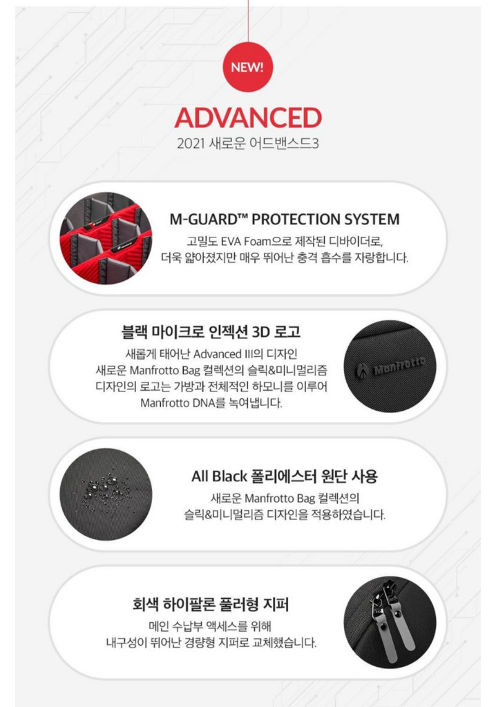 맨프로토 어드밴스드 3 액티브 백팩 카메라 가방--8