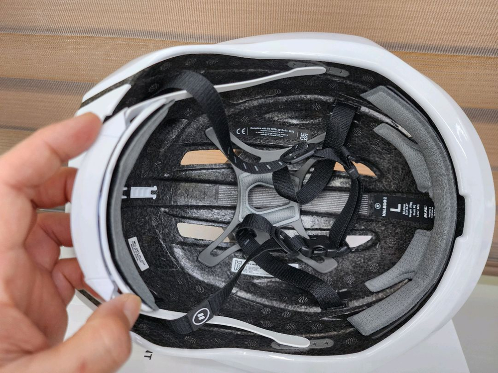 HJC 홍진 발레코2 자전거 헬멧 화이트 L--4