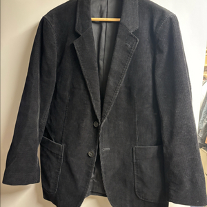 [S] 유니클로 U 코듀로이 자켓 블랙