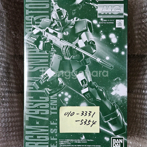 건프라 MG 짐 스나이퍼 커스텀 테네스 A. 영 전용기 프리미엄 반다이 미개봉