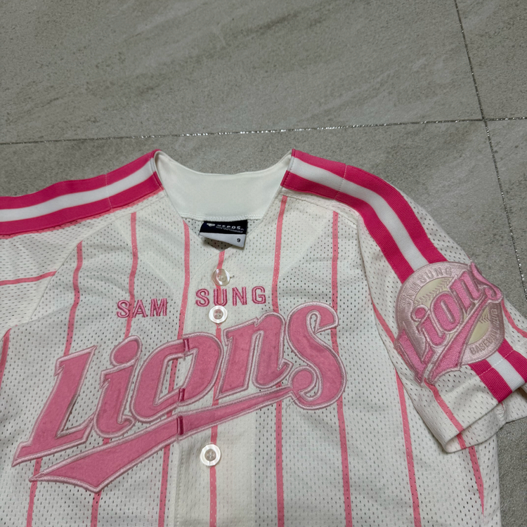 삼성라이온즈 야구 유니폼 핑크 이승엽--1