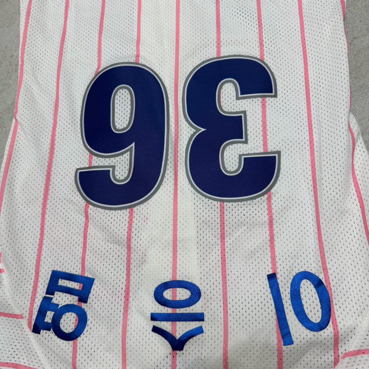 삼성라이온즈 야구 유니폼 핑크 이승엽--4