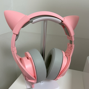 앱코 가상 7.1 진동 게이밍 헤드셋(핑크)